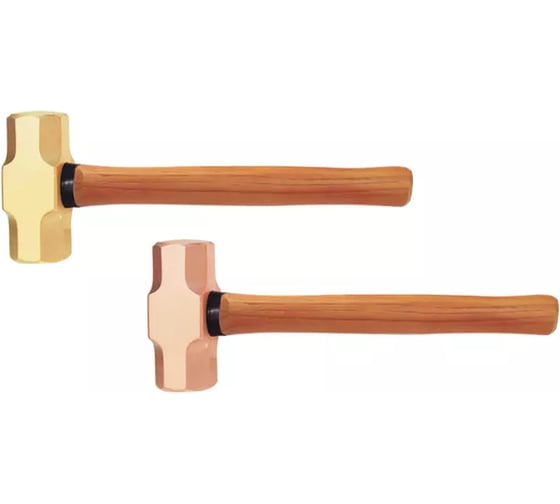 Кувалда Garwin с ручкой из дерева гиккори искробезопасная 2500гр. GSS-WKG2500