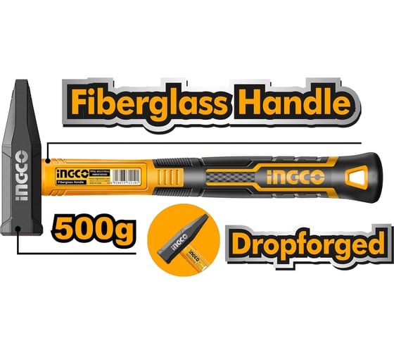 Слесарный молоток INGCO 500 г HMH8180500