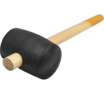 Киянка TUNDRA, 1100 г, деревянная рукоятка, черная резина, 90 мм 7353993