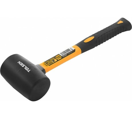 Киянка TOLSEN резиновая фибергласовая рукоятка 450г 25035