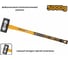 Кувалда INGCO HSTH83598 2