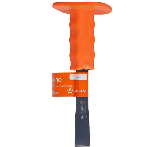 Зубило AIRLINE плоское 16x200мм с пластиковым протектором ATFP20