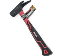 Молоток Ladina кровельщика 600г, фибергласовая двухкомпонентная рукоятка 307-001