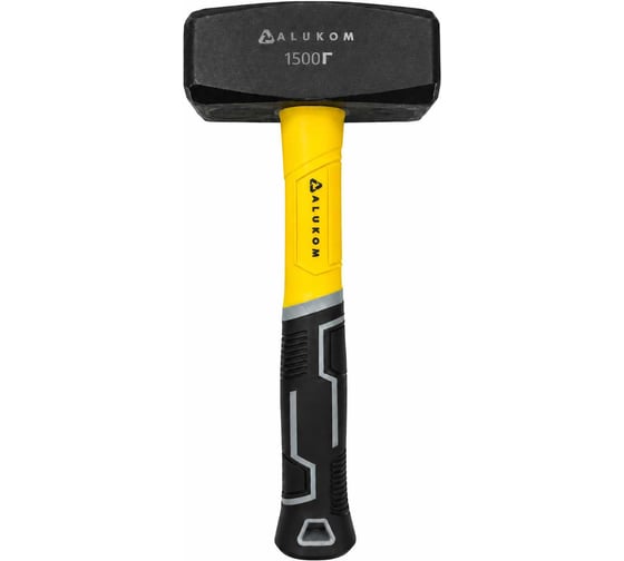 Кувалда ALUKOMTOOLS с фиберглассовой рукояткой 1500гр АТ-МК150