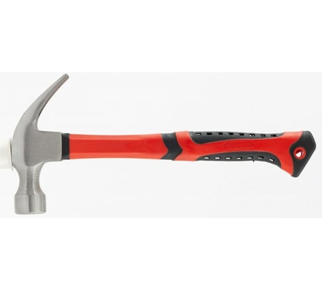 Молоток-гвоздодер MATRIX 560 г, боек 32 мм, фибергласовая обрезиненная рукоятка 10452