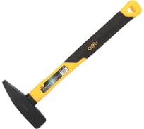 Слесарный молоток DELI 500гр DL442005 (квадратный боек, фиберглассовая рукоять) 98441