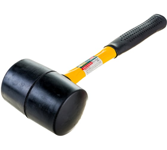 Резиновая киянка FIT IT фиброгласовая ручка , 65 мм, 680г 45494