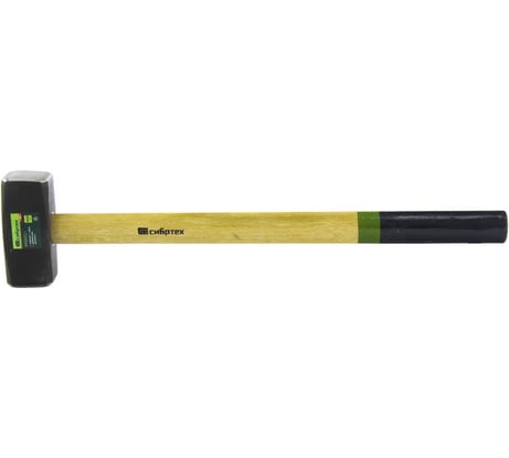 Кувалда СИБРТЕХ 5000 г, кованая головка, деревянная рукоятка 10932