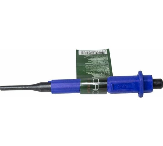 Выколотка Rockforce 4 мм, c прорезиненной защитной рукояткой, длина 125 мм RF-6044190Q 50844 1