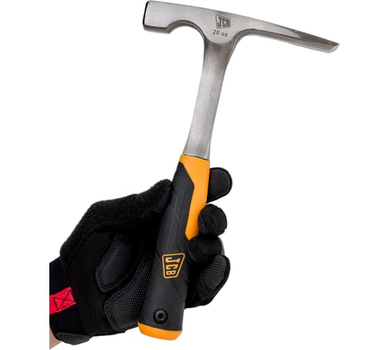 Цельнокованый молоток каменщика JCB 550 г JHM005