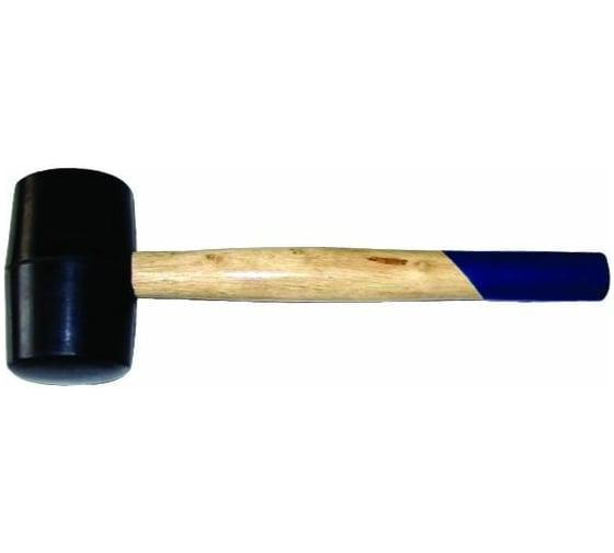 Резиновая киянка 888 с деревянной ручкой, 450 гр 6821650 1