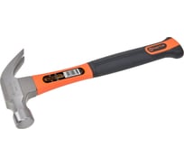 Молоток с гвоздодером TACTIX 570 гр с фибергласовой рукояткой 221007