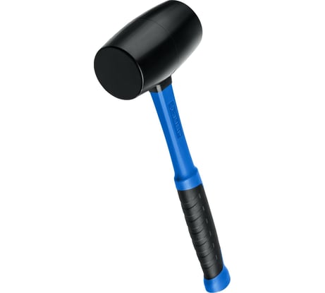 Резиновая киянка ЗУБР 900 г, чёрная, с фибергласовой рукояткой 20532-900_z01