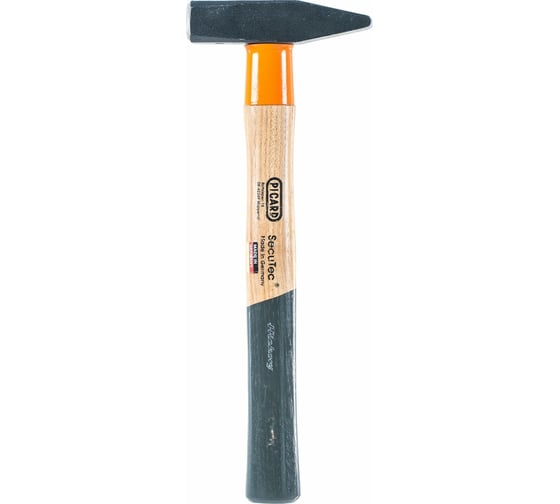 Слесарный молоток PICARD 12 SecuTec с рукояткой из гикори, 1000 г, 360 мм, DIN 1041 PI-00012021000 1