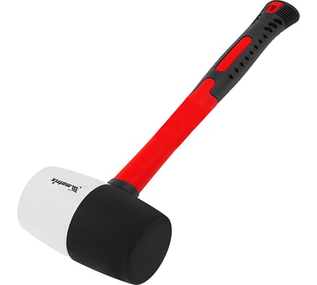 Резиновая киянка MATRIX 910 г, черно-белая резина, фибергласовая рукоятка 11173