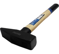 Слесарный молоток vertextools 800 г, квадратный боек, деревянная рукоятка 10-15-800