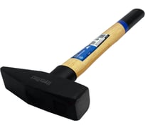 Слесарный молоток vertextools 600 г, квадратный боек, деревянная рукоятка 10-15-600