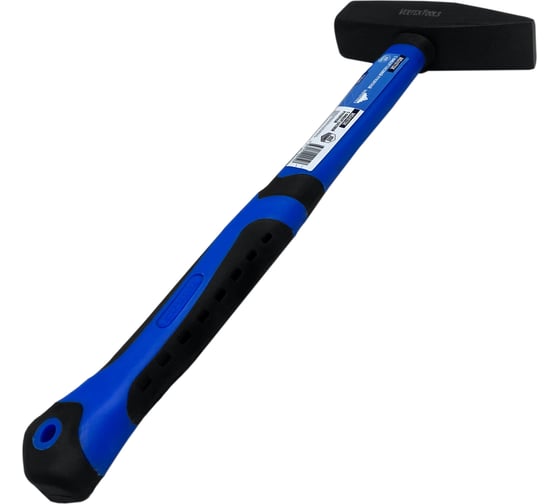 Слесарный молоток vertextools 500 г, фибергласовая обрезиненная рукоятка 10-20-500