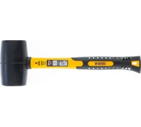 Резиновая киянка Denzel 680 грамм, черная резина, фибергласовая рукоятка 7711193