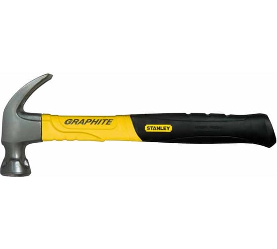 Молоток с гвоздодером 570 гр Stanley GRAPHITE 1-51-507 1