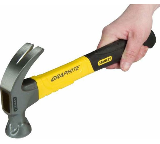 Молоток с гвоздодером 570 гр Stanley GRAPHITE 1-51-507