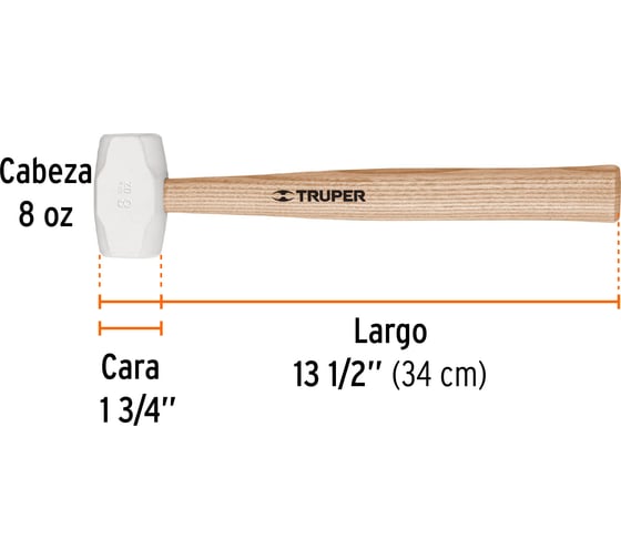 Резиновая киянка Truper MH-8 16930