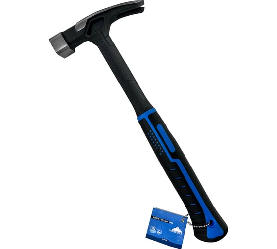 Молоток- гвоздодер плотника vertextools профессионал, 450гр 10-29-450