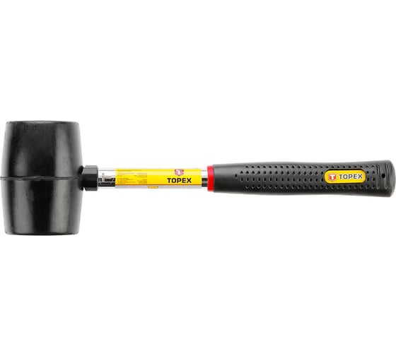 Резиновая киянка TOPEX с металлической рукояткой 450 г 02A305