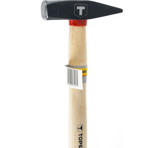 Столярный молоток TOPEX с рукояткой из ясеня, 500 г 02A405
