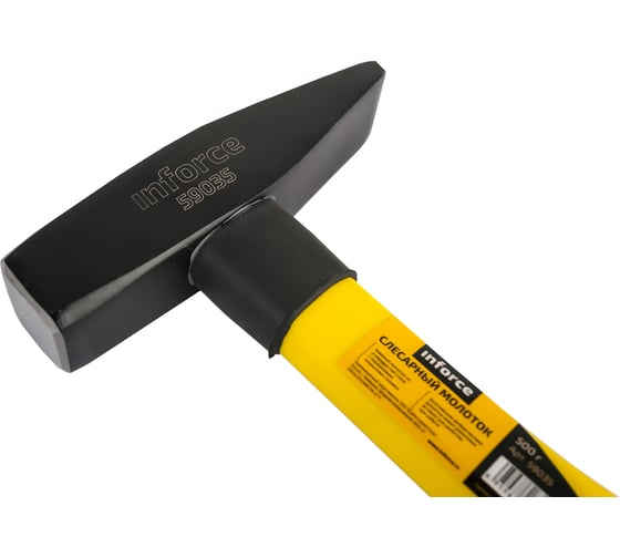 Молоток с фибергласовой рукояткой Inforce 500г 59035