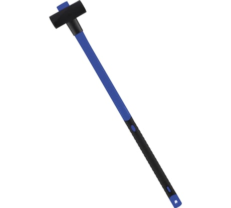 Кувалда vertextools 3000 г, фибергласовая обрезиненная рукоятка 10-12-3000