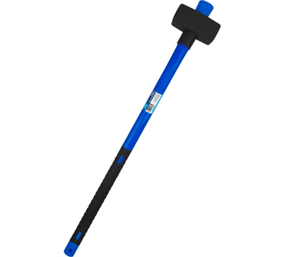 Кувалда vertextools 3000 г, фибергласовая обрезиненная рукоятка 10-12-3000