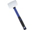 Киянка vertextools 450 г, белая резина, фибергласовая рукоятка 10-45-450 6