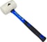Киянка vertextools 450 г, белая резина, фибергласовая рукоятка 10-45-450 3