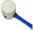 Киянка vertextools 450 г, белая резина, фибергласовая рукоятка 10-45-450 4