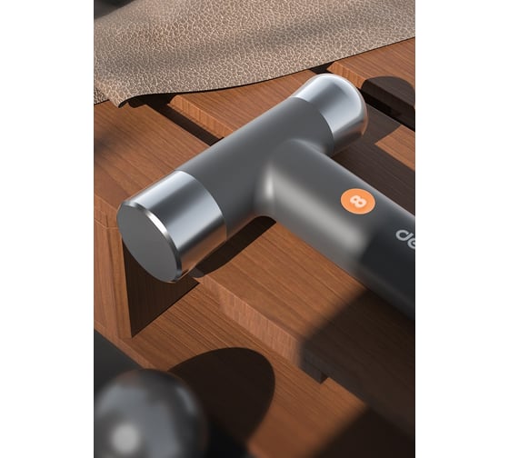 Молоток DELI "Home Series Gray" HT7008C 400 г, эксклюзивный дизайн, рукоять из Soft Touch пластика, подарочная упаковка 112883