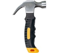 Молоток-гвоздодер DELI DL441008 укороченный, 250 г, 160 мм, эргономичная прорезиненная рукоять 114785