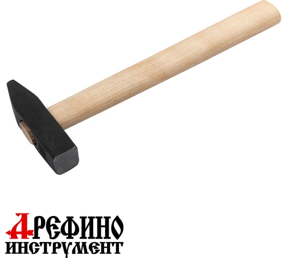 Слесарный молоток Арефино Инструмент с квадратным бойком, 600 г, оксидированный С173