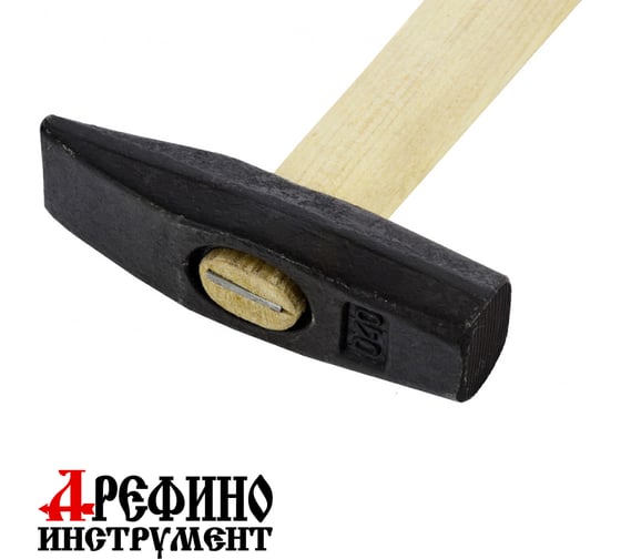 Слесарный молоток Арефино Инструмент с квадратным бойком, 400 г, оксидированный, лак С81