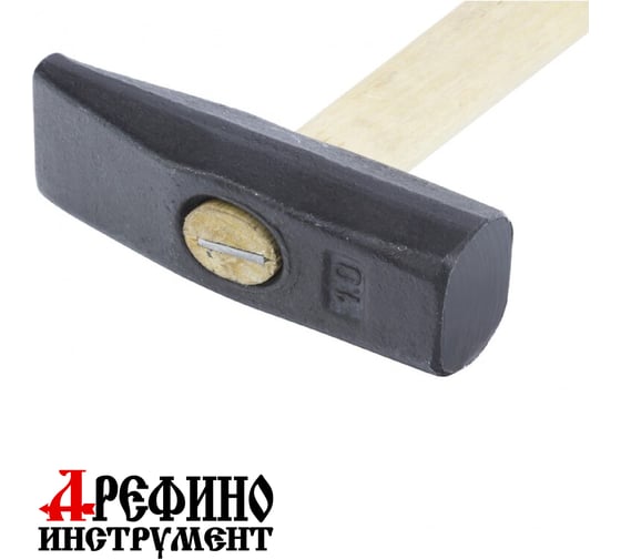 Слесарный молоток с квадратным бойком Арефино инструмент Стандарт 1000 г, оксидированный С573