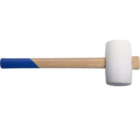 Киянка Toolberg 3304102 белая резина, деревянная рукоятка, 450 г Лк-00001355
