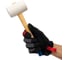 Киянка Toolberg 3304101 белая резина, деревянная рукоятка, 340 г Лк-00001354 3