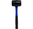 Киянка Toolberg 3304013 черная резина, фибергласовая рукоятка, 680 г 90002910707 1