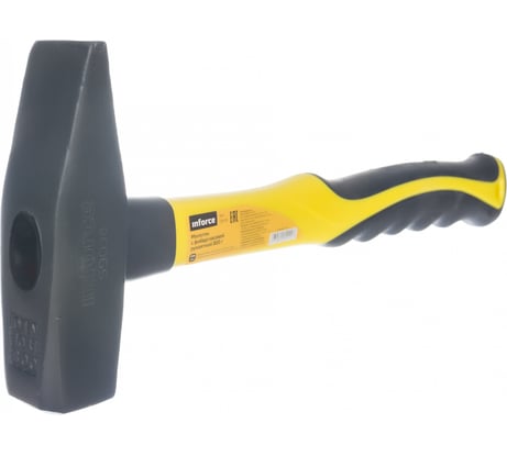 Молоток с фибергласовой рукояткой Inforce 800g 59038