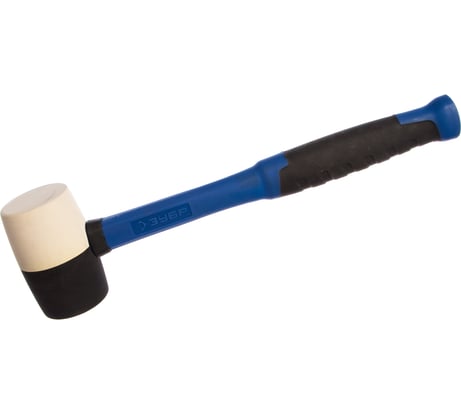 Резиновая черно-белая киянка Зубр ПРОФЕССИОНАЛ 20532-230