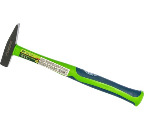 Слесарный молоток СИБРТЕХ 100 г, фибергласовая обрезиненная рукоятка 10316