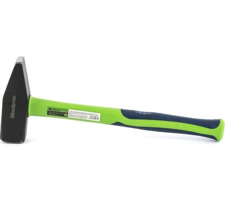 Слесарный молоток СИБРТЕХ 1500 г, фибергласовая обрезиненная рукоятка 10331