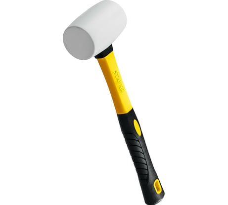 Белая резиновая киянка STAYER 230 г 20533-230