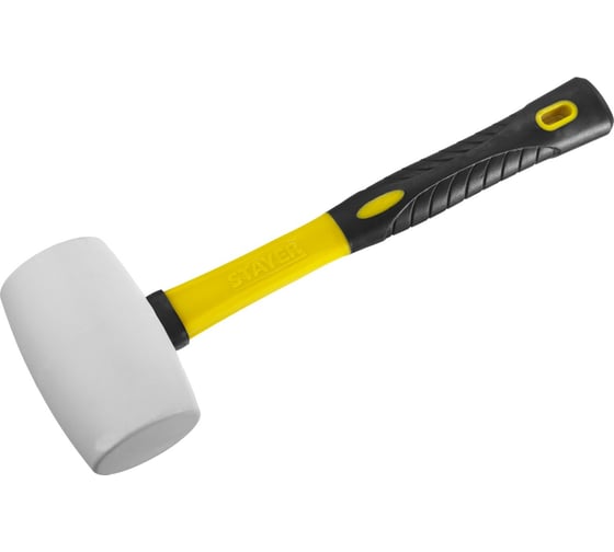 Белая резиновая киянка STAYER 450 г 20533-450