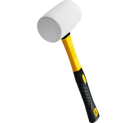 Белая резиновая киянка STAYER 680 г 20533-680